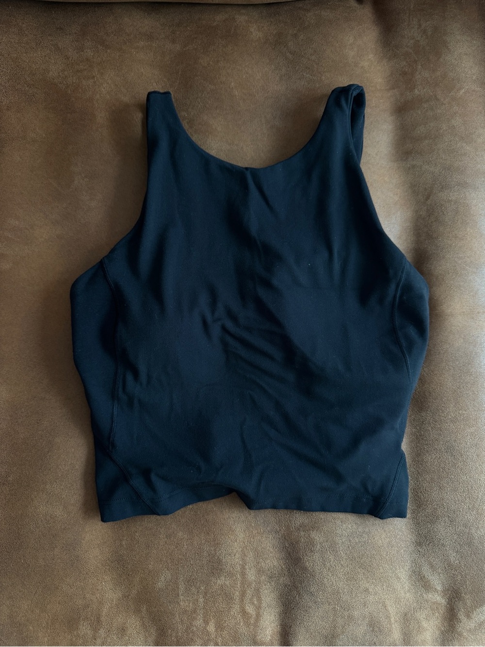 lululemon athletica Black High-Neck Cropped Tank
